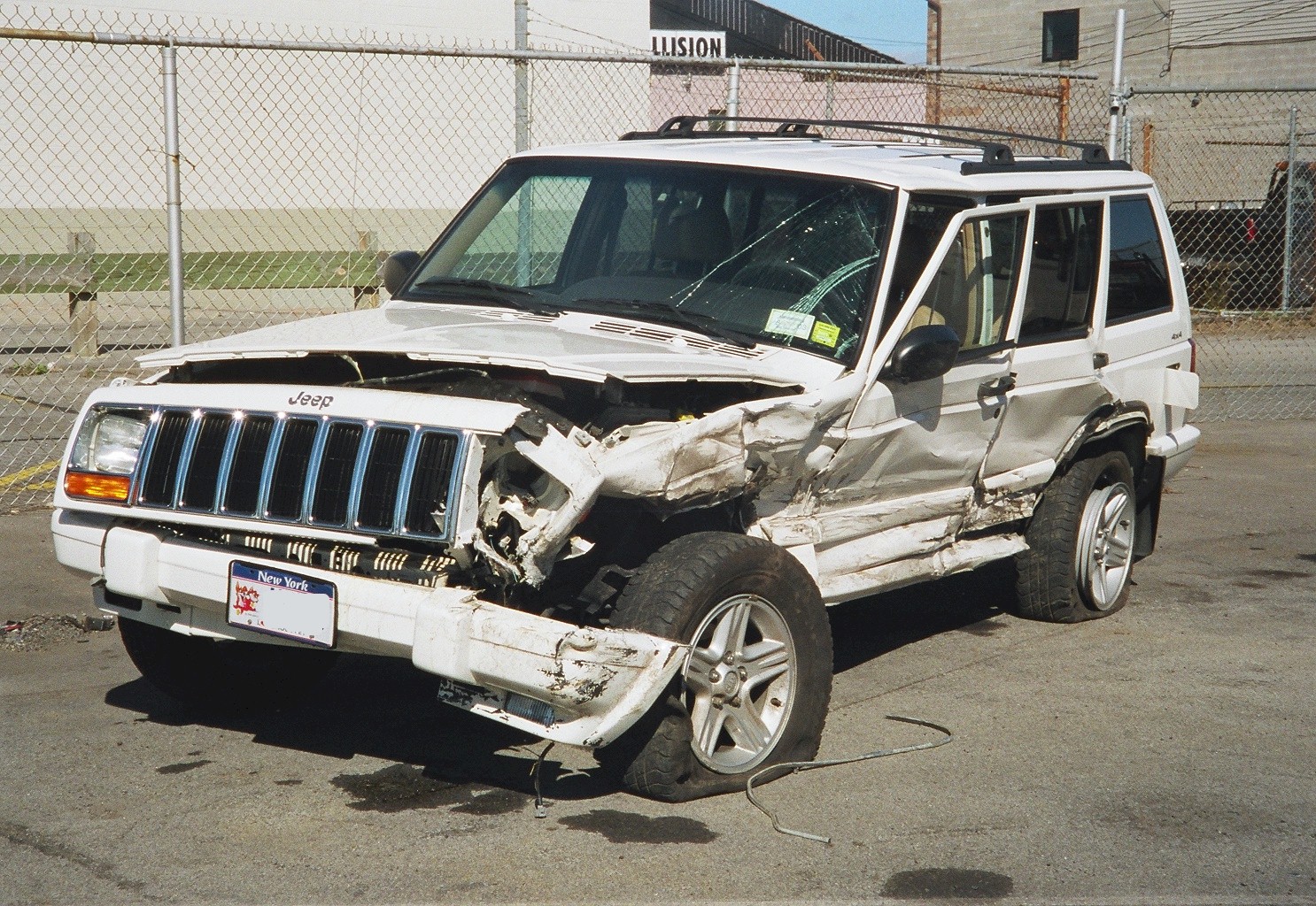 Jeep cherokee accident